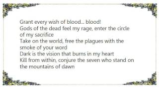 Virgin Steele - Summoning the Powers Lyrics