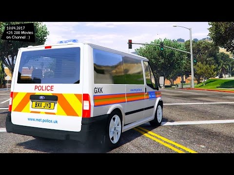 Civilian and Met Police Ford Tourneo New Crash Accident 2017 ENB Top Speed _REVIEW