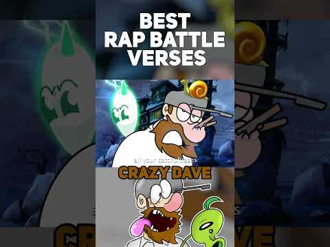 CRAZY DAVE! (PT. 2) (BEST RAP BATTLE VERSES) #shorts #rapbattle #scoobydoo #animation  #hiphopmusic