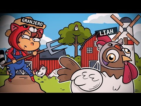 🐔¡ME CONVERTI en GALLINA VS MAPAXE CAZADOR!🤣💥🍗Liah en Eggstraction