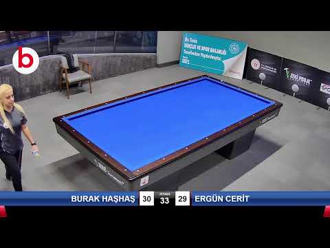 BURAK HAŞHAŞ & ERGÜN CERİT Bilardo Maçı - 2021 TÜRKİYE ŞAMPİYONASI 2.ETAP-5.TUR