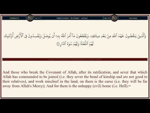 13. Surah Ar-Ra’d [The Thunder] – English Translation | ClickDEEN360