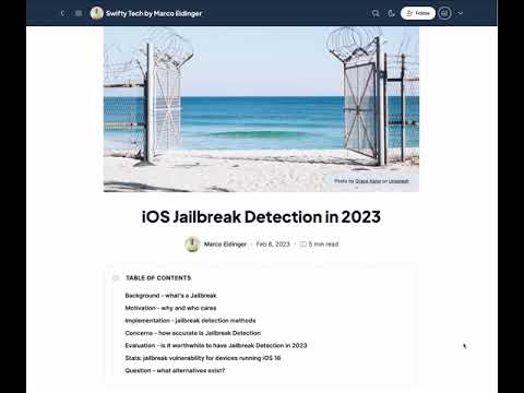 iOS Jailbreak Detection in 2023