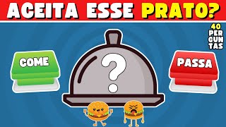 COME OU PASSA O PRATO MISTERIOSO? 😋🥴 40 Pratos no Cardápio!
