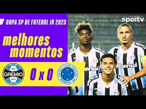 Gols e lances de Grêmio x Cruzeiro - AL