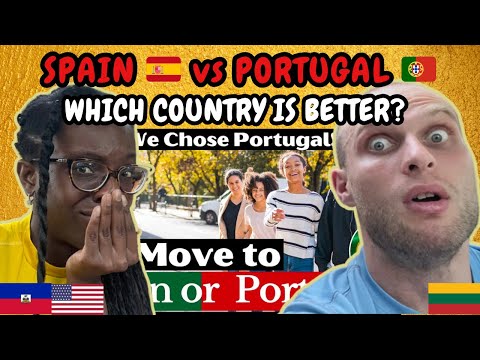 REACTION TO Spain vs Portugal: We Lived in Both Countries- Why We Pick Portugal| FIRST TIME WATCHING