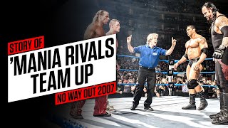 The story of John Cena &amp; Shawn Michaels vs. The Undertaker &amp; Batista at No Way Out 2007