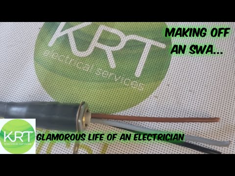 How to make off an SWA cable / How to terminate an SWA cable.