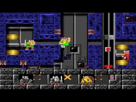 The Lost Vikings Gameplay - MS-DOS / PC (1993) - Level 34 (TFFF)
