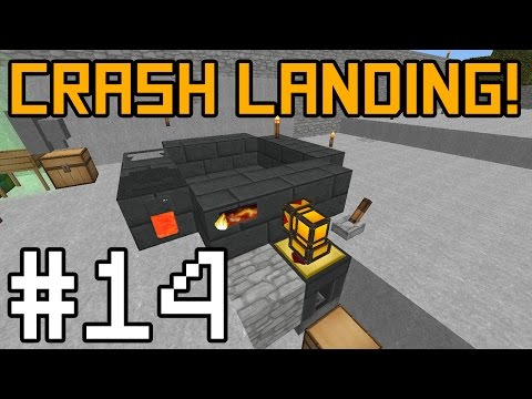 Minecraft Crash Landing - Automatic Smeltery! #14