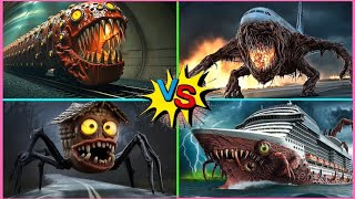 Train Eater🆚House Head🆚Infected Sky🆚Infected Sea - Tiles Hop EDM Rush 🎶