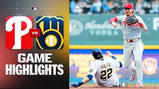 Phillies vs. Brewers Game Highlights (6/13/26) | MLB Highlights