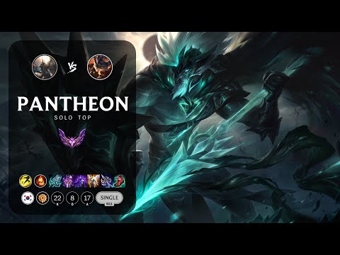 Pantheon Top vs Rumble - KR Master Patch 13.24