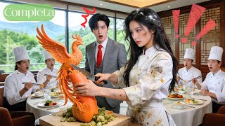 CEO en quiebra contrata mendiga p cocinar—¡Es chef legendaria!Talla zanahoria fénix y gana mil euro!