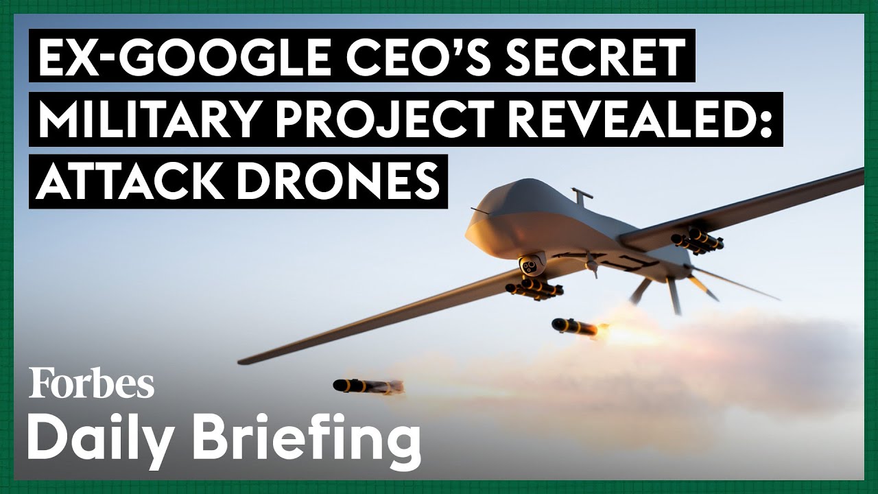 Ex-Google CEO Eric Schmidt Is Working On A Secret Military Drone Project