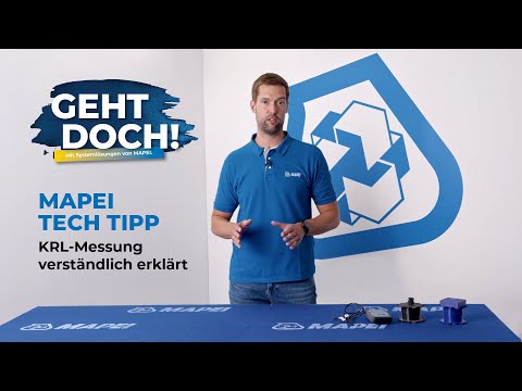 MAPEI: Geht doch! Tech Tipp Serie - Teil 8: KRL-Feuchtemessung verständlich erklärt
