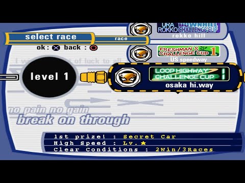 Auto Modellista (PCSX2) -  Loop Highway Challenge Cup #2 (Level 1)