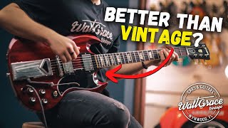 Video thumbnail for Are we in a new Gibson golden era? - Gibson 60th Anniversary 1961 SG LP Standard VOS - Cherry Red by Walt Grace Vintage