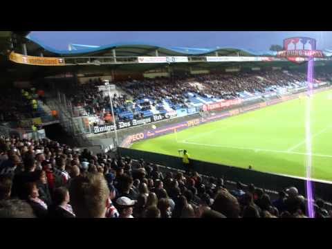 Tilburg Tifosi Willem II - RKC vlaggen actie en wedstrijd