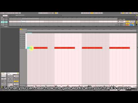 How to make a trance gate effect using Ableton Live