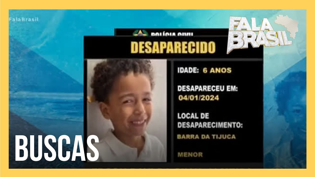 Buscas por menino que desapareceu na praia entram no quinto dia