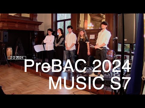 S7MUS PreBAC concert 2-2-2024