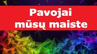 Pavojai mūsų maiste - SVARBU