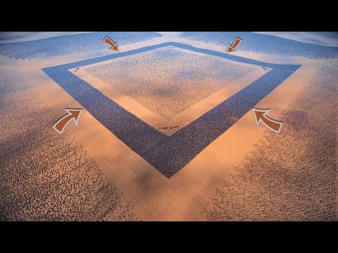 Medieval Quadro Formation vs 1 Million Zombies - UEBS 2