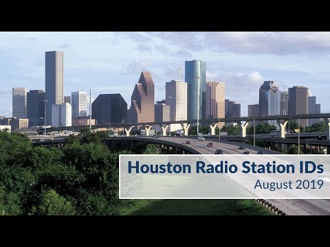 Houston AM-FM-HD Radio Station IDs (August 2019)