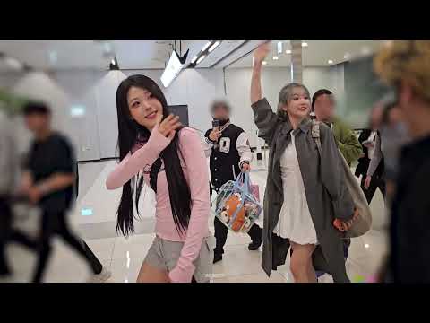 QWER 입국 JJ50th Anniversary festival 마치고 귀국 직캠 4k 260418 by reBirth