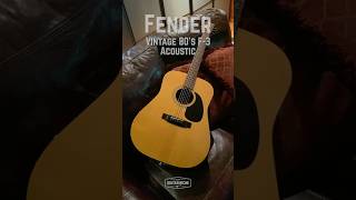 Video thumbnail for 🚬 Fender F 3 Acoustic 80's Vintage.#takesalickin #dontbogartthatjoint GuitarNiche.com #shorts by GuitarNiche