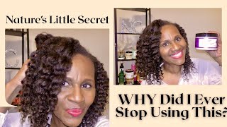 Nature’s Little Secret Irish Moss Cream Styler | Flat Twist Out 