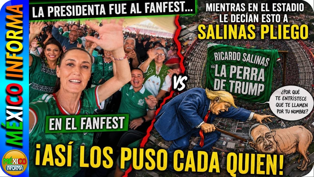 SHEINBAUM FELICITA A LA SELECCIÓN. BAUTIZAN AL TÍO EVASOR COMO LA P3RR4 DE TRUMP. NO SE LA PERDONAN.