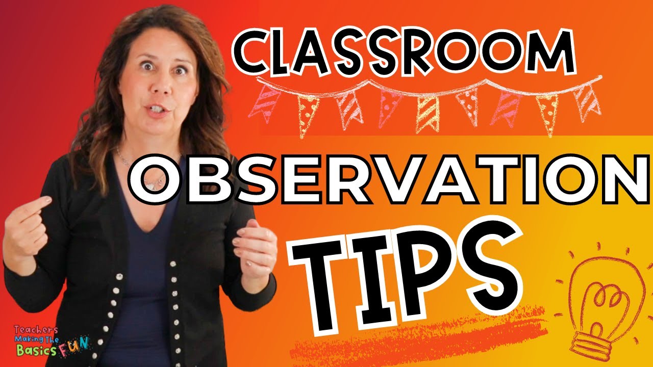 No Stress Teacher Observations - Classroom Observation Tips For Kindergarten & First Grade Teachers