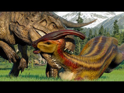 ALL LARGE & MEDIUM CARNIVORE DINOSAURS BATTLE ROYALE - Jurassic World Evolution 2