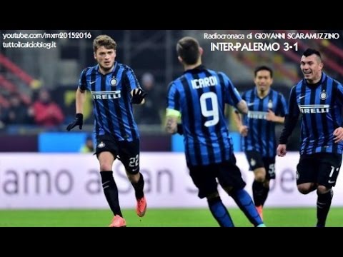INTER-PALERMO 3-1 - Radiocronaca di Giovanni Scaramuzzino (6/3/2016) da Rai Radio 1