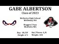 Gabe Albertson Baseball Recruiting Video