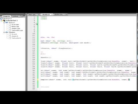 C++/OpenGL Tutorial Series Part 3 - Introduction To Shaders