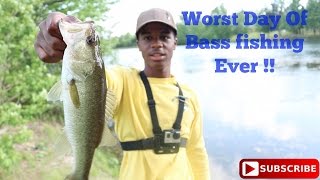 Worst Day Of Bass Fishing EVER !! | Bassinwithzach