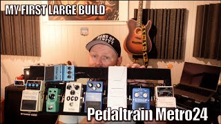 Video thumbnail for My first real pedal board build with the Pedaltrain Metro24 and MXR iso brick mini by Stian Sylta Guitar