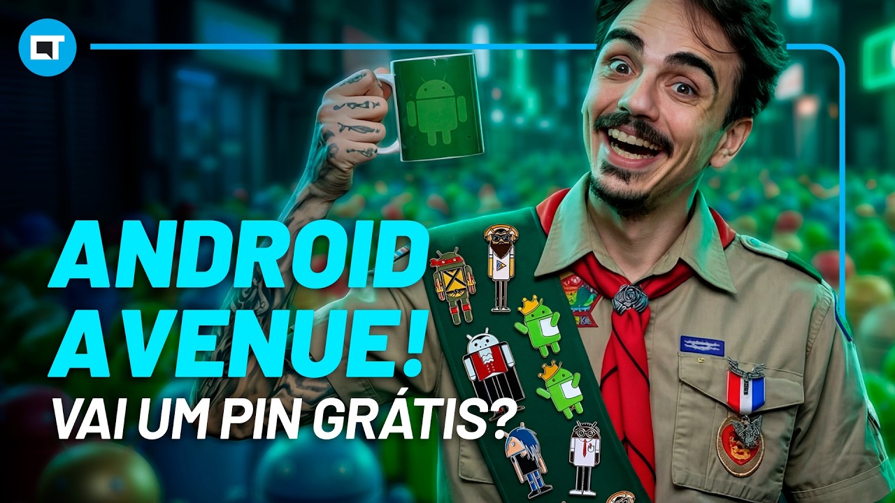 Android Avenue? POR QUE o Google distribui PINS gratuitos neste local todos os anos?