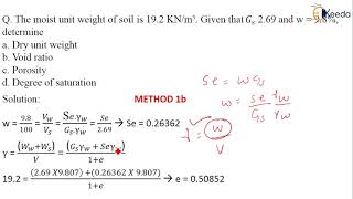 Numerical7-Relationship Between UnitWeights with Void Ratio-Introduction to Geotechnical Engineering