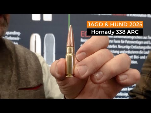 Jagd & Hund 2025: Jens Tigges stellt die Hornady 338 ARC.