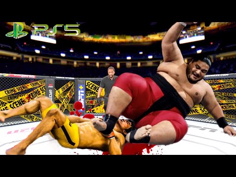UFC4 Bruce Lee vs. Queen Yokozuna EA Sports UFC 4