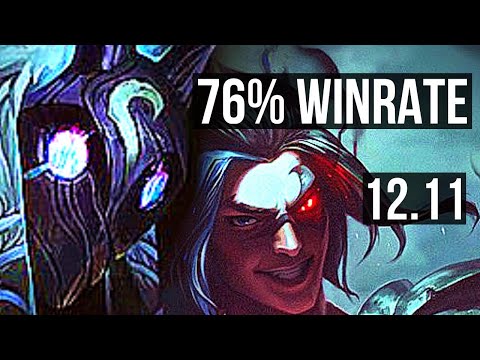 KINDRED vs KAYN (JNG) | 76% winrate, 8/2/9 | NA Challenger | 12.11