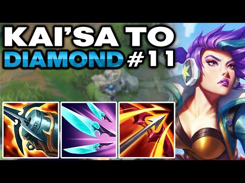 How to Play Kai'Sa in Season 13 - Kai'Sa Unranked to Diamond #11 | Kai'Sa ADC Gameplay Guide