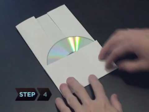 How to Make a CD or DVD Case Out of a Piece Of Paper