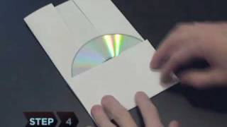 How to Make a CD or DVD Case Out of a Piece Of Paper