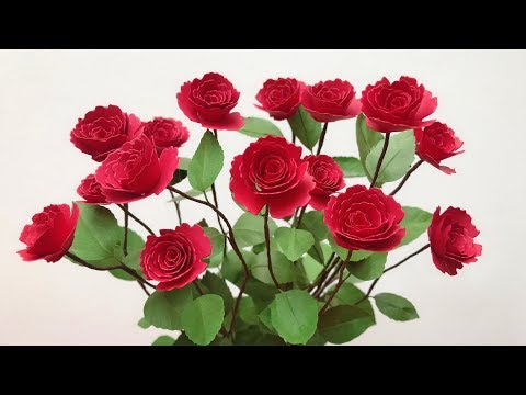 ABC TV | How To Make Twisted Rose Paper Flower | Flower Die Cuts - Craft Tutorial