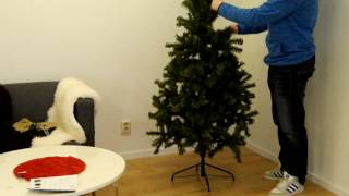 Julgransmontering av Star Trading Ottawa 180cm grön 180 st LED-lampor | StayHome se